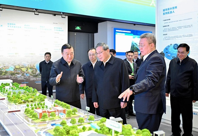 参观调研中国建筑科技展，国务院总理李强看了什么？说了什么？